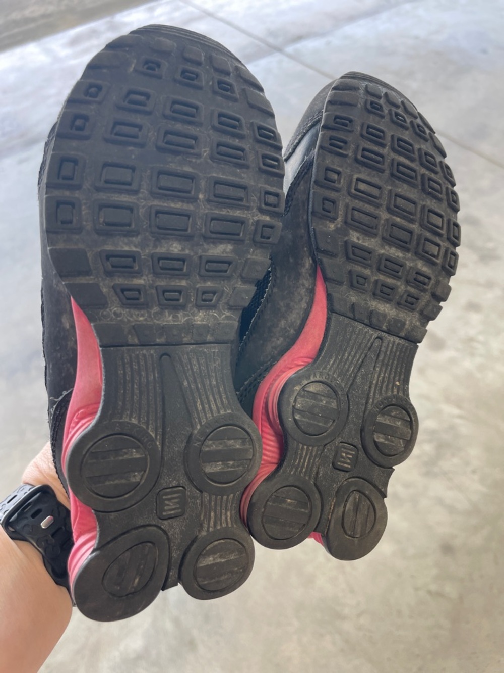 Nike Shox Baby Girl Pink Black Toddler Size 11C - Picture 4 of 5